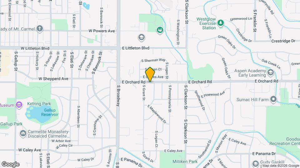 356 E Orchard Rd Map and Location Details