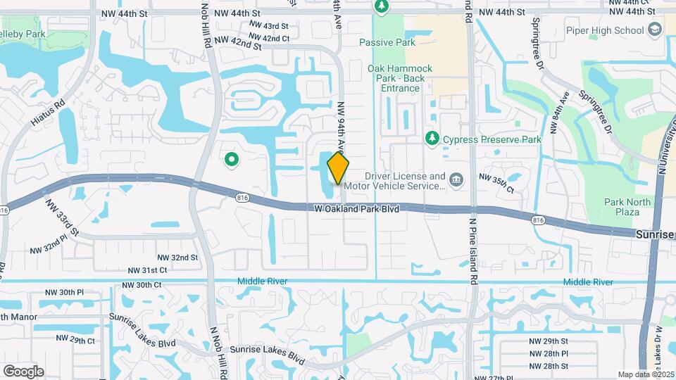 3521 NW 94th Ave Map and Location Details
