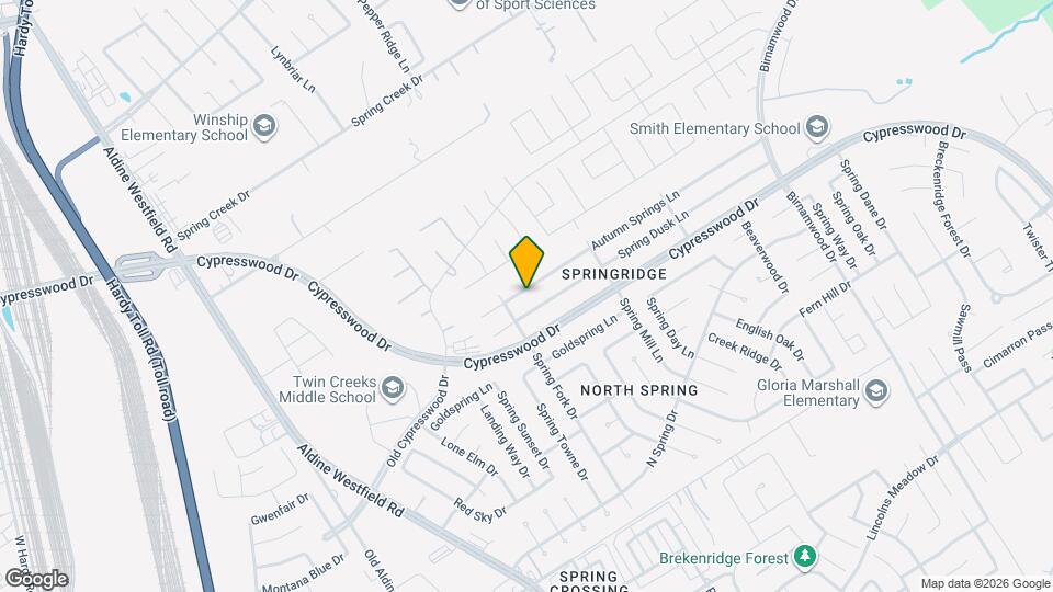 2322 Autumn Springs Ln Map and Location Details