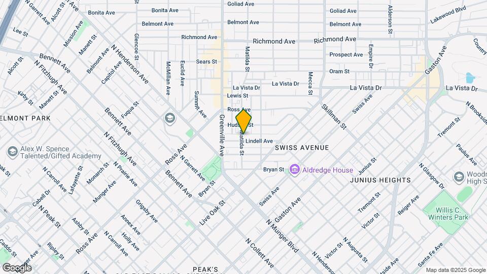 5703 Lindell Ave Map and Location Details
