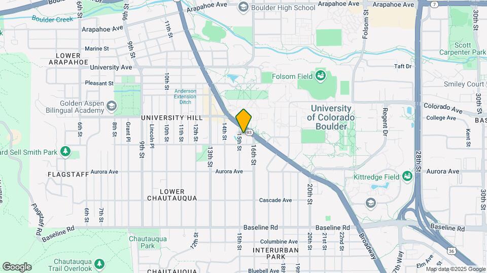 1026 15th St Map and Location Details