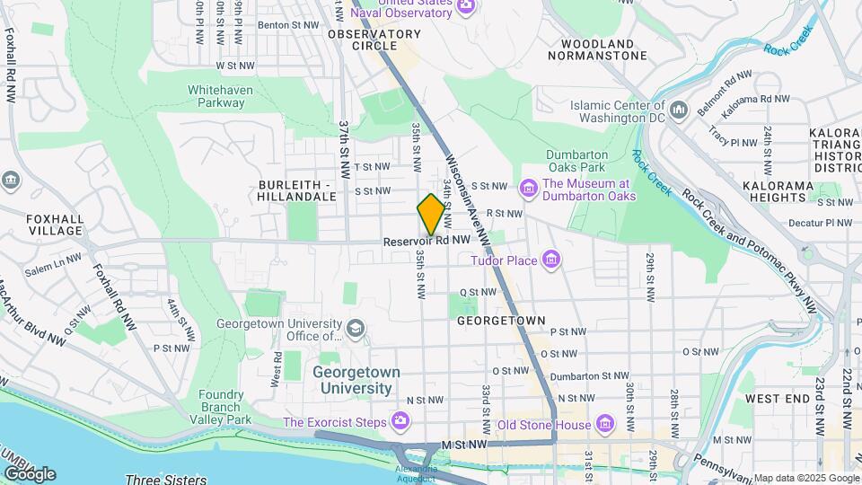 3422 Reservoir Rd NW Map and Location Details