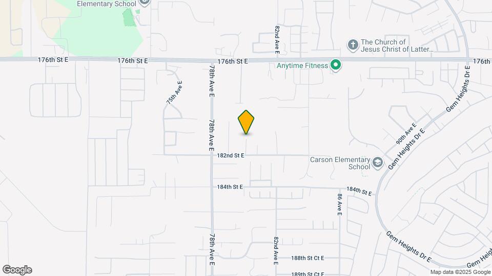 16716 80th Ave Ct E Map and Location Details