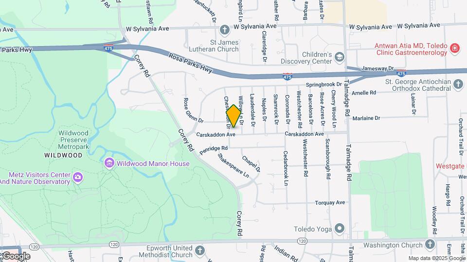 3610 Chesterton Dr Map and Location Details