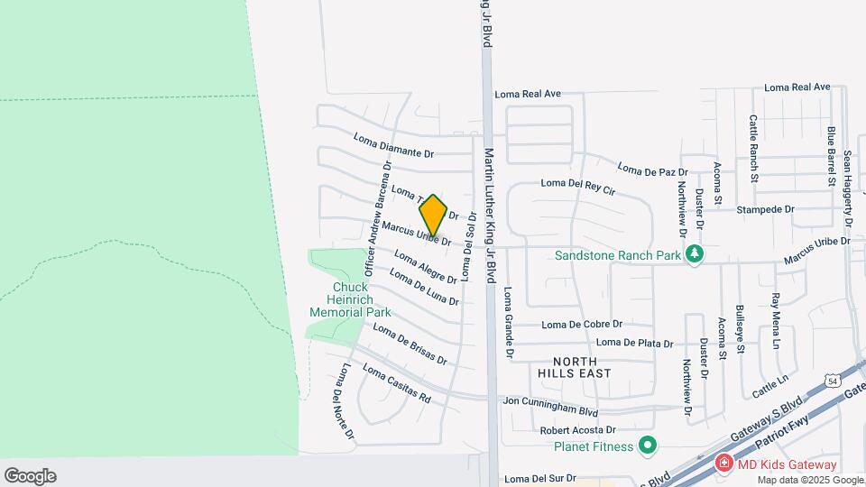 4420 Marcus Uribe Dr Map and Location Details