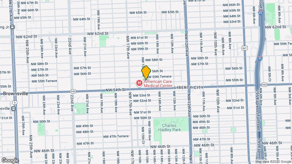 1493 NW 55th St Map and Location Details