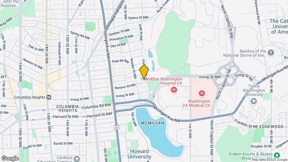 429 Kenyon St NW Map and Location Details