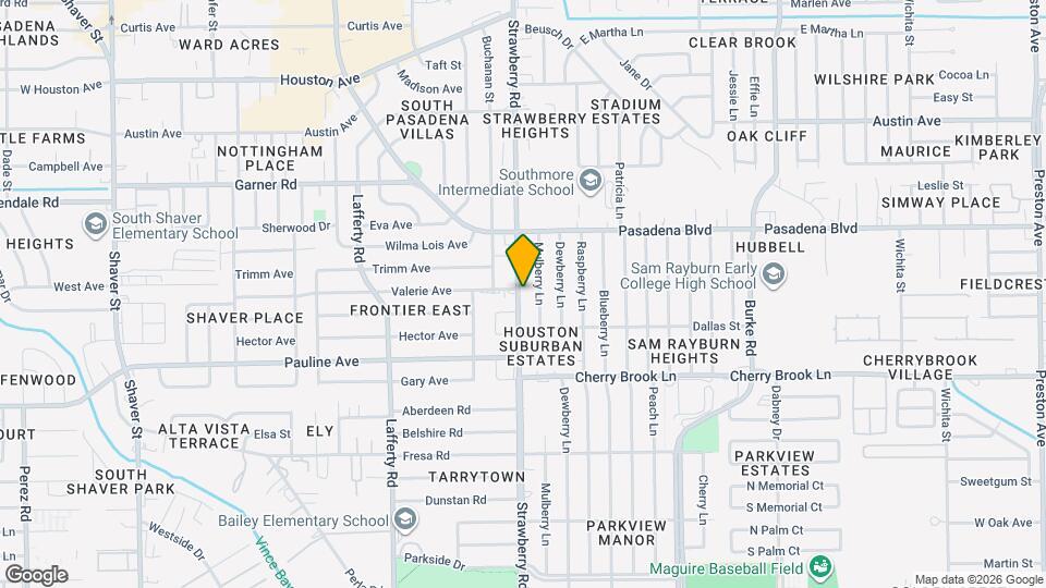 2125 Strawberry Rd Map and Location Details