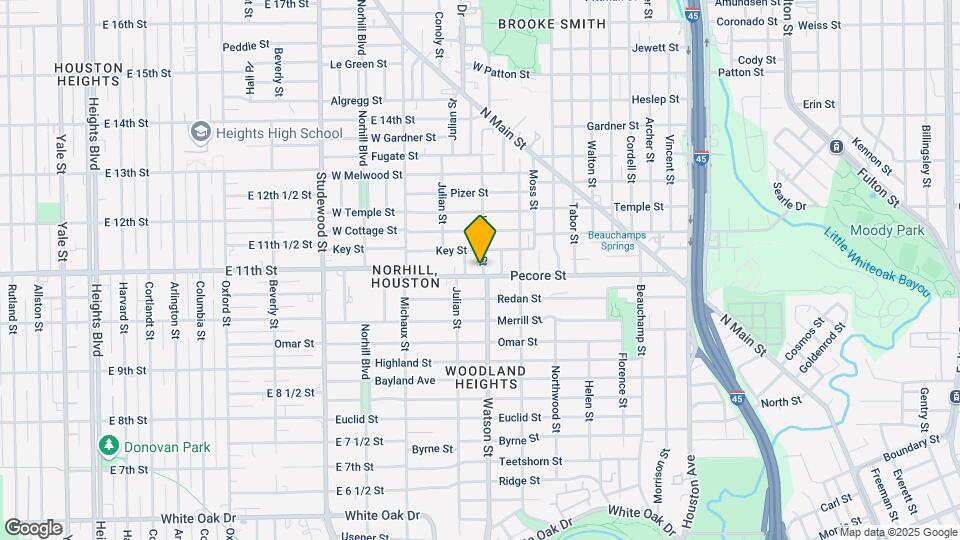 801 Pecore St Map and Location Details