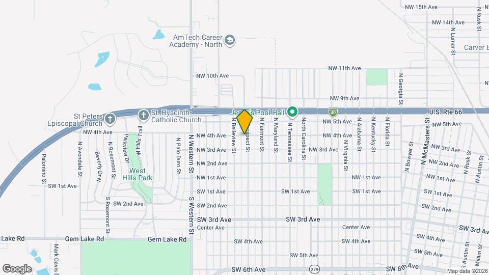 311 N Prospect St Map and Location Details