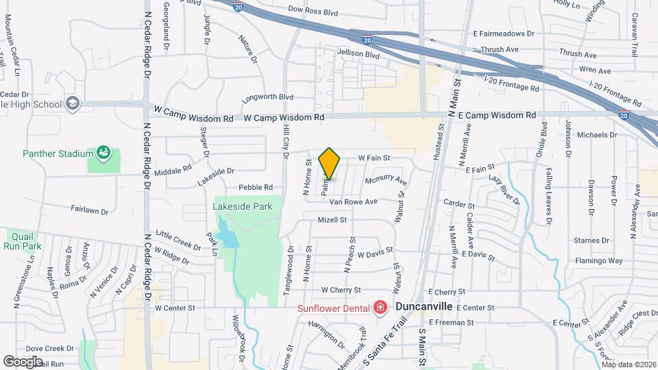 710 Palm Ave Map and Location Details