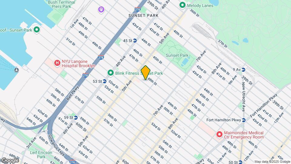 553 49th Street Map and Location Details