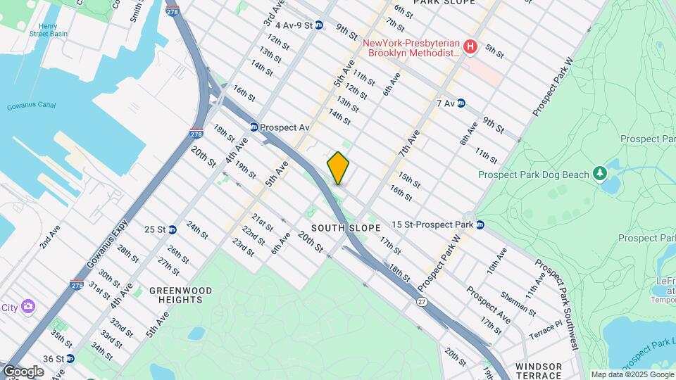 320 Prospect Ave Map and Location Details