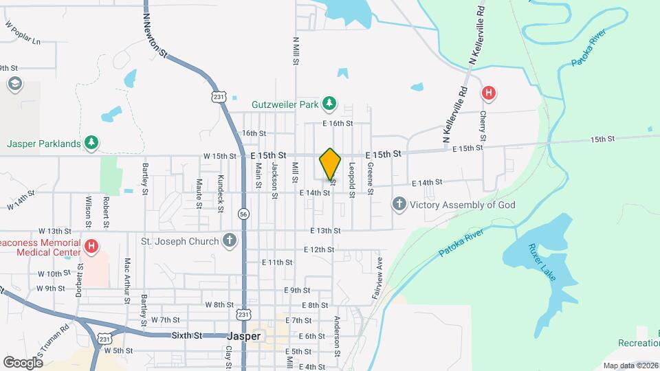 1409 Vine St Map and Location Details