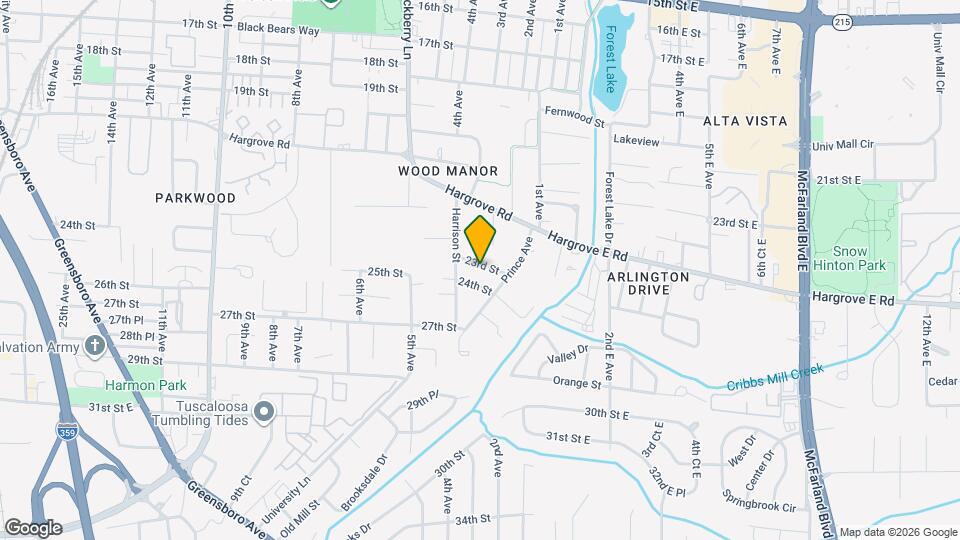 313 23rd St Map and Location Details