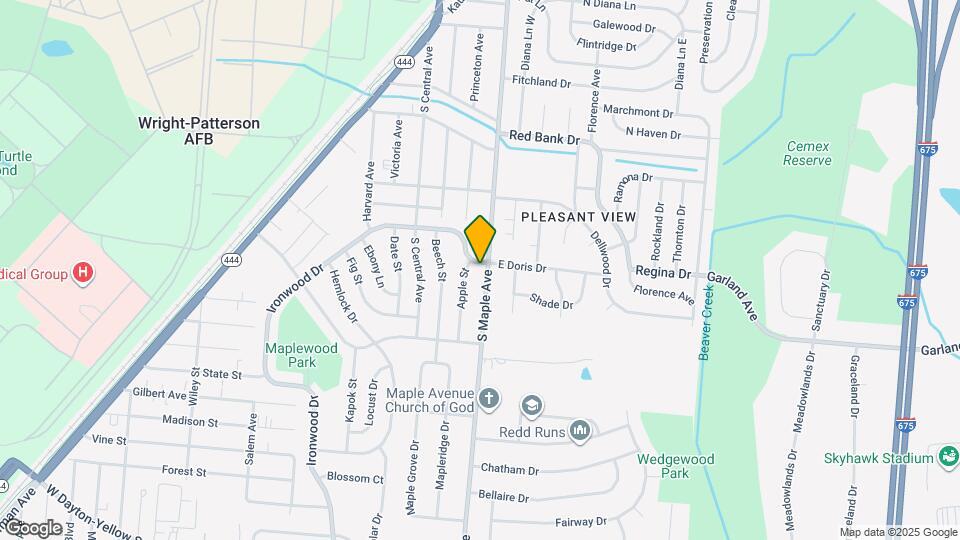 1205 S Maple Ave Map and Location Details