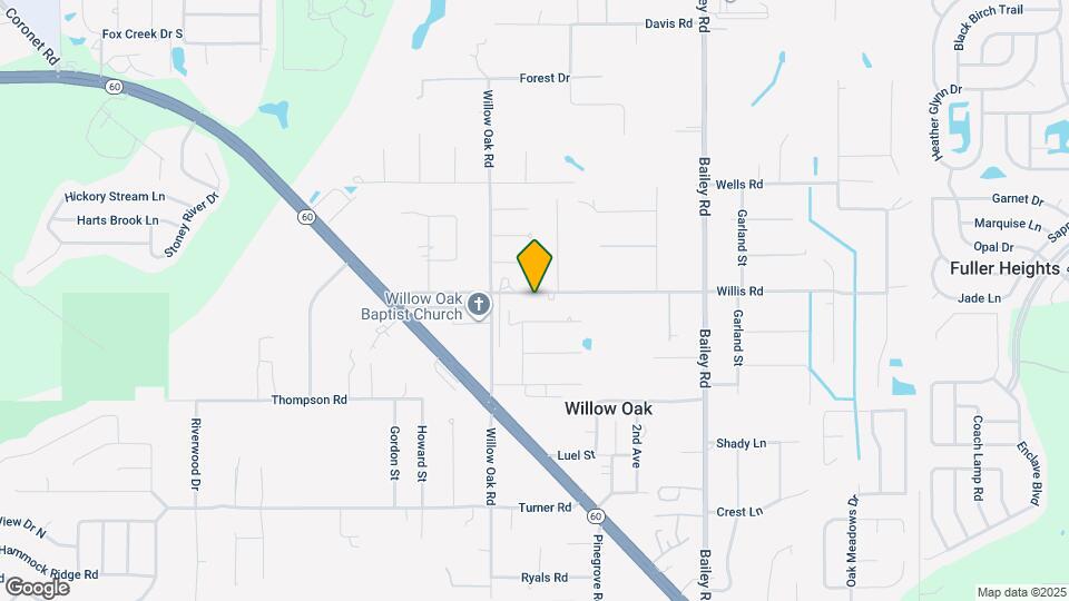 4100 Willis Rd Map and Location Details