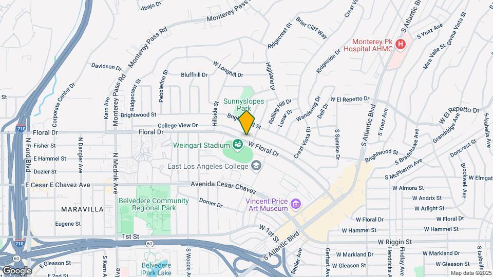 1540 College View Dr Map and Location Details