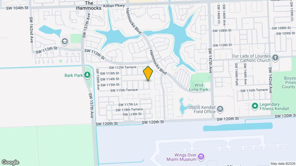 11504 SW 152nd Ct Map and Location Details
