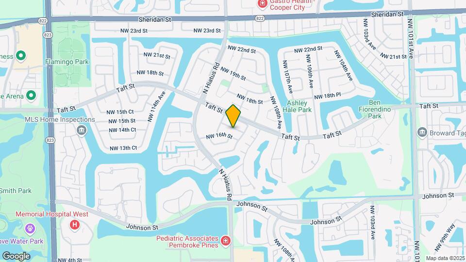 10950 NW 16th Ct Map and Location Details