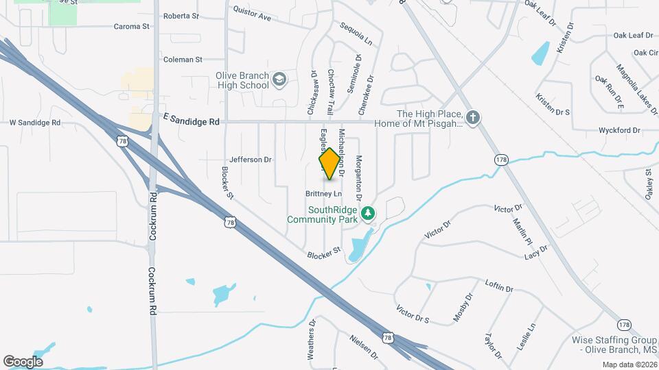 5802 Eagleston Dr Map and Location Details