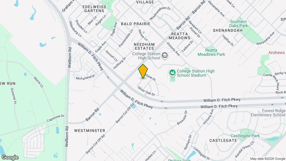 2711 Silver Oak Dr Mapa y Detalles de la Ubicación