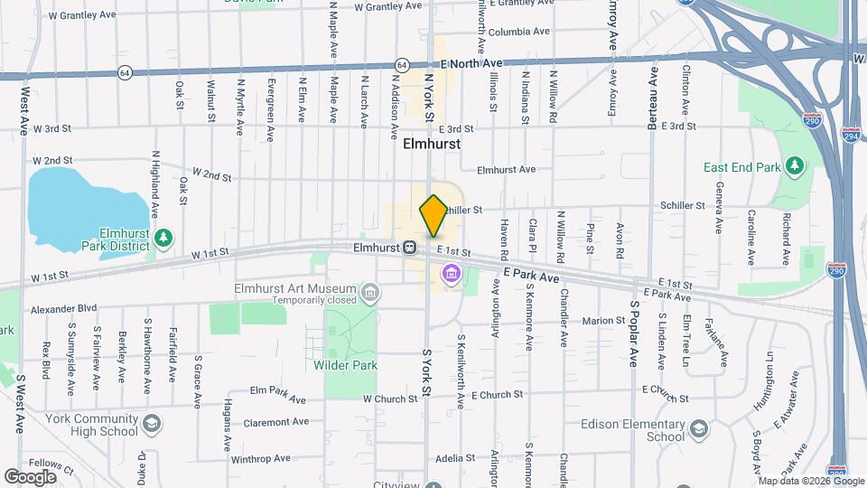 103 E 1st St Map and Location Details