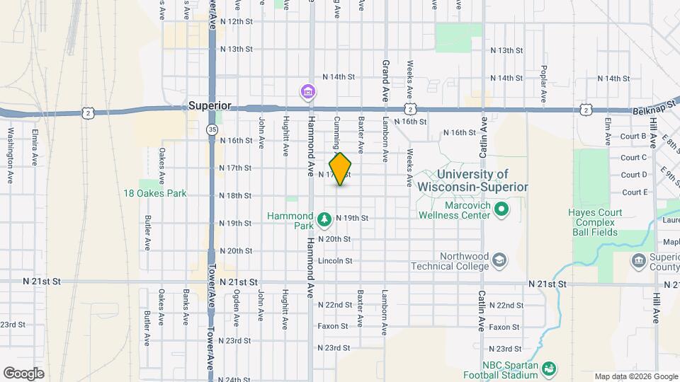 1718 Cumming Ave Map and Location Details