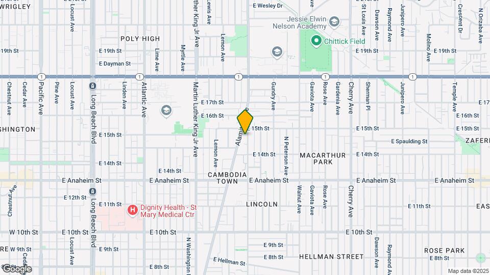 1467 Orange Ave Map and Location Details