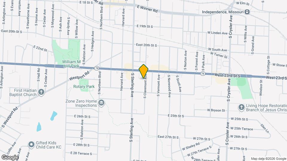 2314 S Claremont Ave Map and Location Details