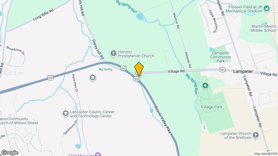 607 Beaver Valley Pike Map and Location Details