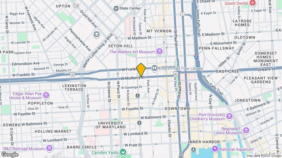 225 W Mulberry St, Unit 3 Map and Location Details