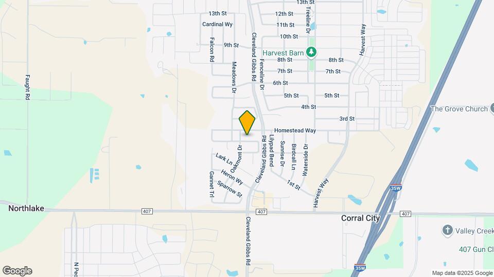 1724 Henderson Dr Map and Location Details