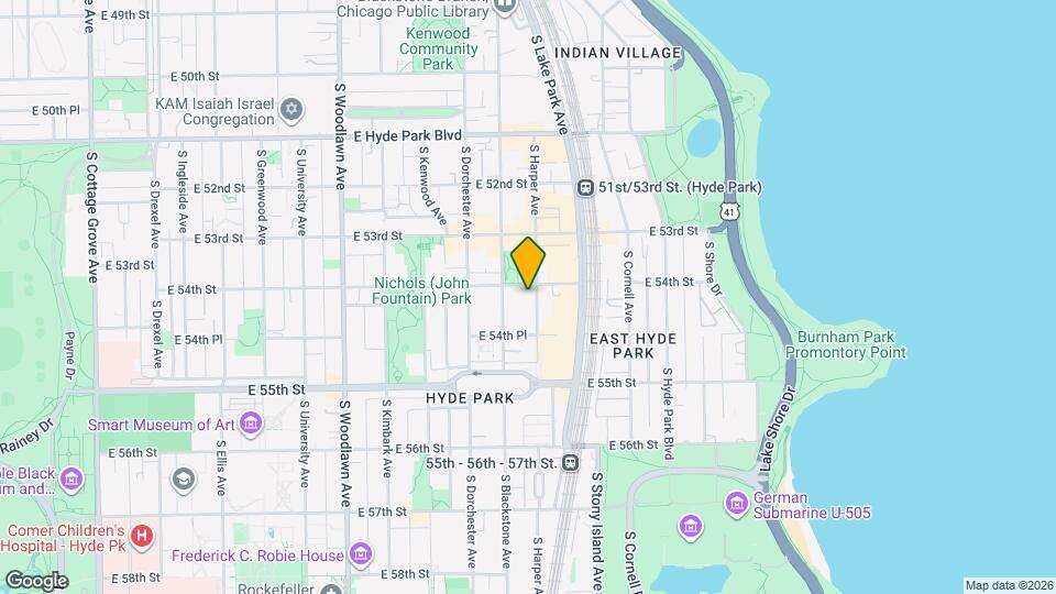 5410 S Harper Ave, Unit #211 Map and Location Details