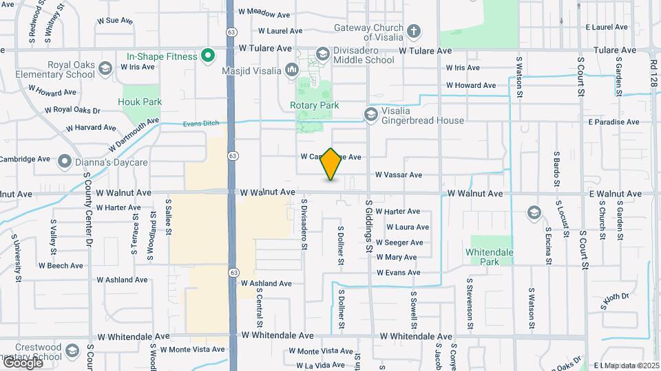 1510 W Walnut Ave Map and Location Details