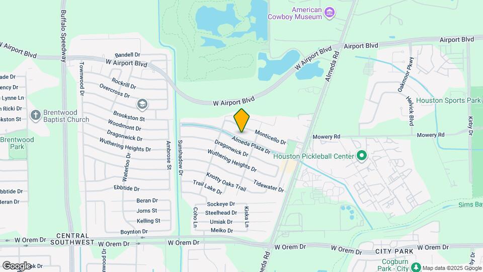 2822 Almeda Plaza Dr Map and Location Details