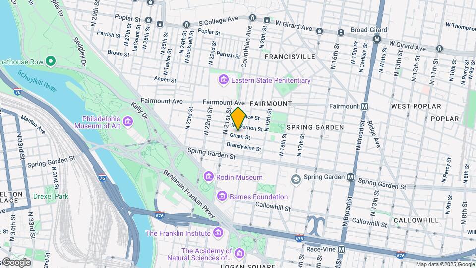 2017 Green St Mapa y Detalles de la Ubicación