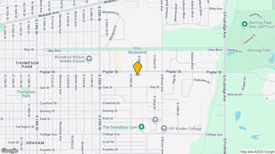 410 S 29th St Map and Location Details