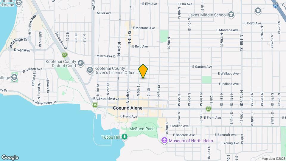 511 E Indiana Ave, Unit A Mapa y Detalles de la Ubicación