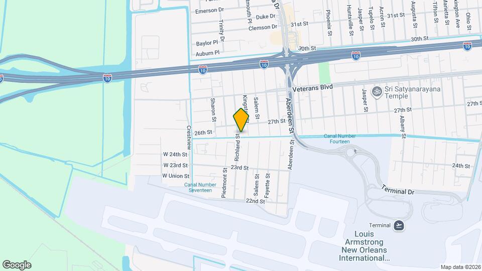 2604 Richland St Map and Location Details