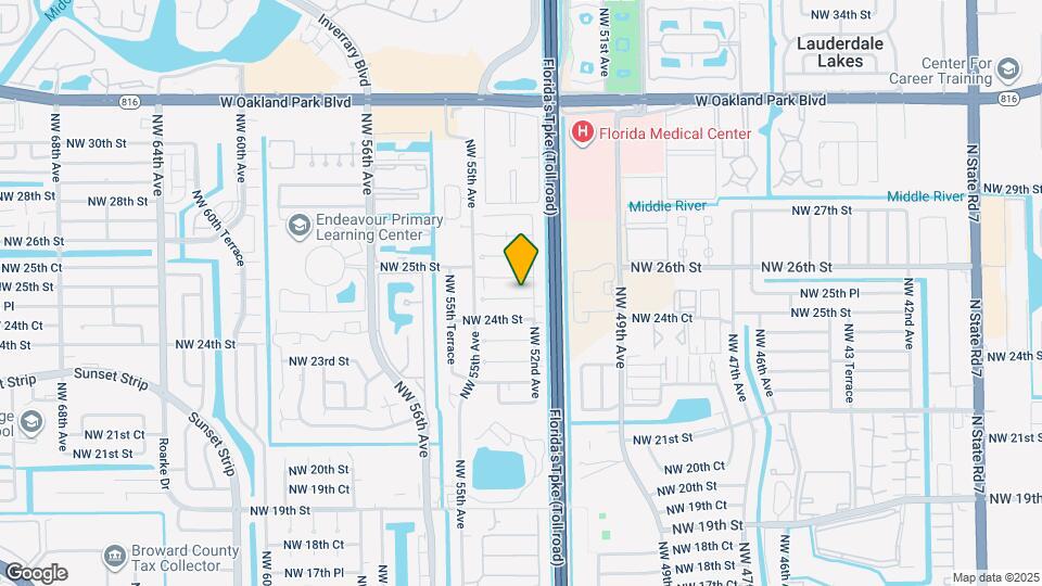 5217 NW 24th Ct Map and Location Details