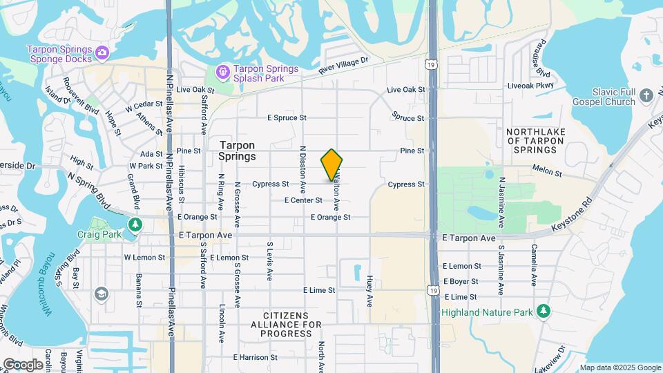 634 Cypress St Map and Location Details