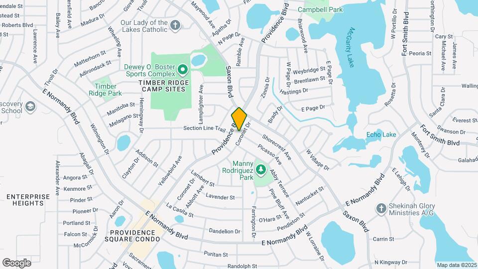 1496 Coronet Dr Map and Location Details