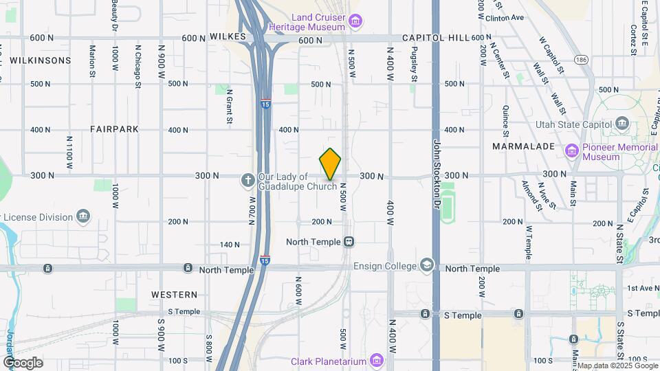 535 W 300 N Mapa y Detalles de la Ubicación