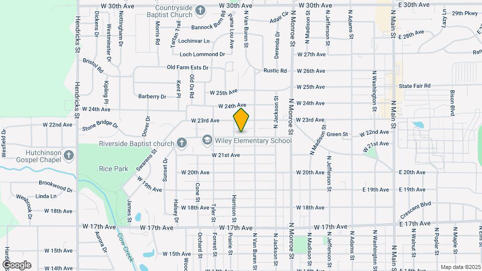 714 W 22nd Ave Map and Location Details