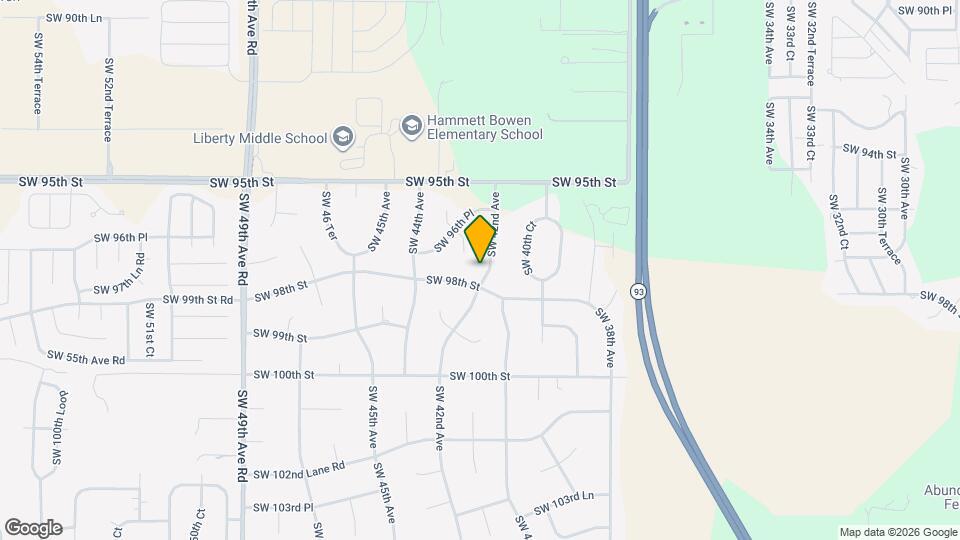 9750 SW 42nd Ave Mapa y Detalles de la Ubicación