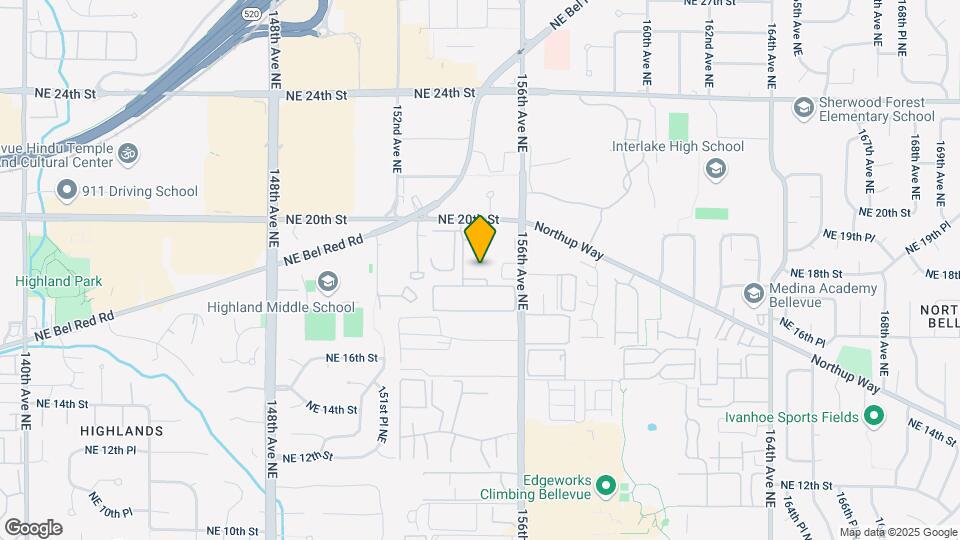 Bellevue Pointe Apartments Map and Location Details