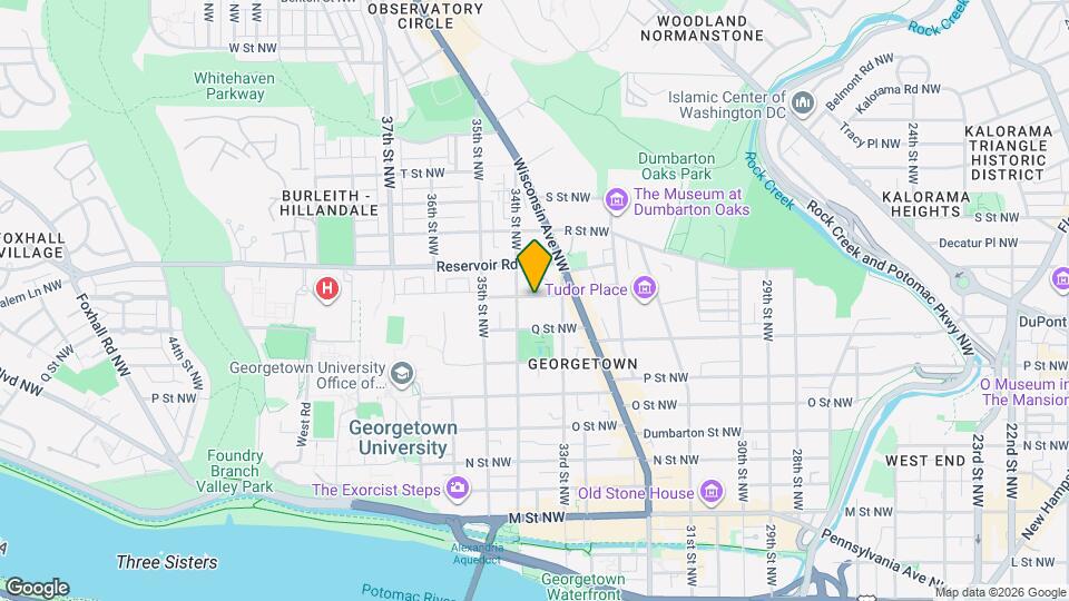 3332 Dent Pl NW Map and Location Details