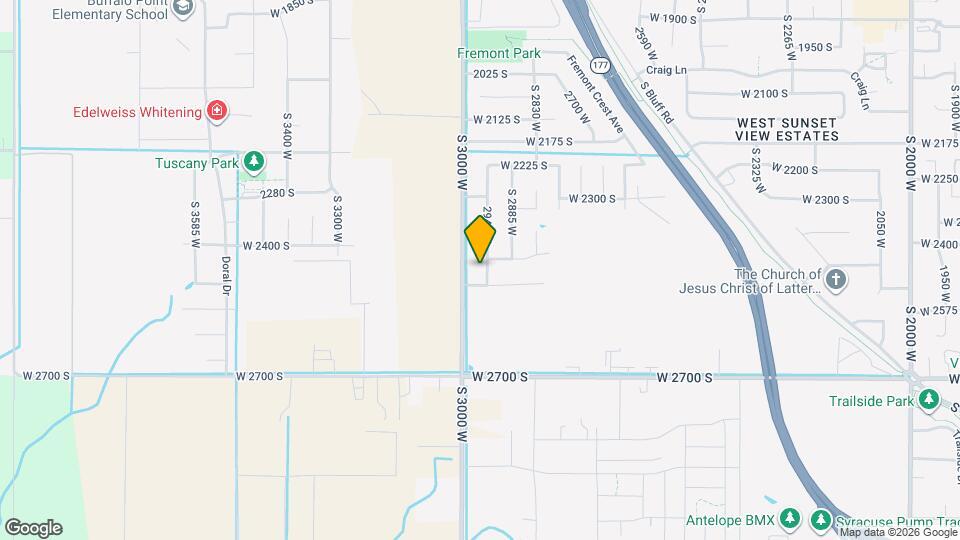 2456 S 2940 W Mapa y Detalles de la Ubicación