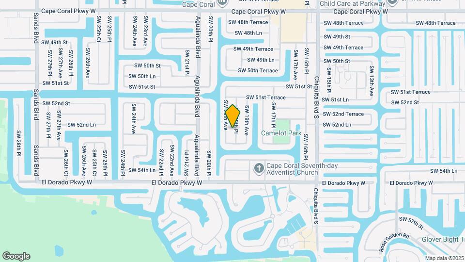 5244 SW 19th Pl Map and Location Details